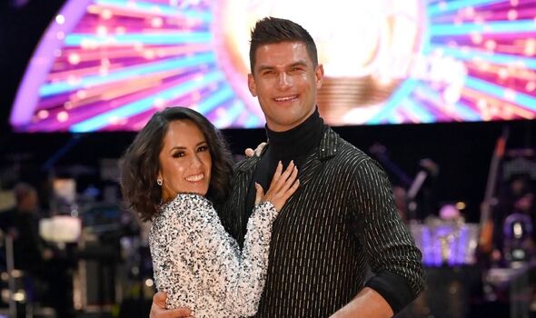 Janette Manrara and Aljaz Skorjanec