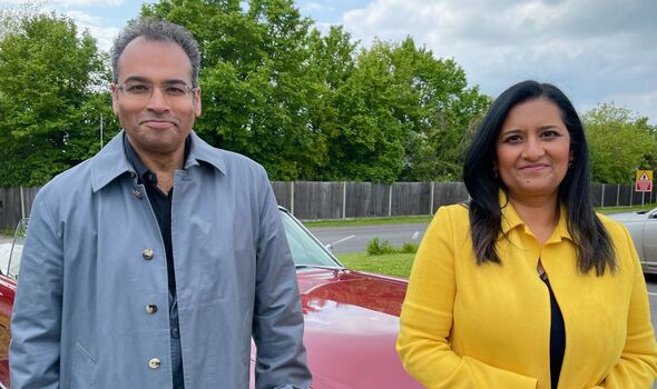 Krishnan Guru-Murthy and sister Geeta