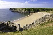 best beach uk wales barafundle bay