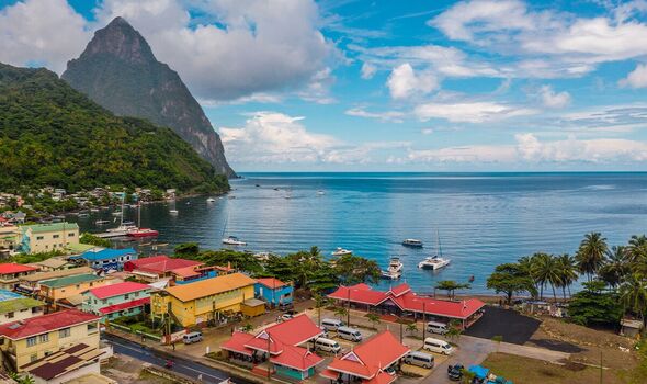 winter sun destination st lucia