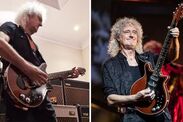 Brian May guitar stroke Queen