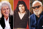 Brian May Roger Taylor Freddie Mercury Queen debut album