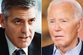 George Clooney Up in the Air Joe Biden Donald Trump