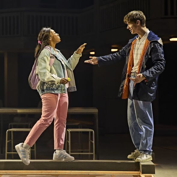 Elizabeth Ayodele as Joy and Samuel Jordan as Jimmy in Standing at the Sky's Edge