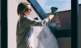 how to clean windows Cheap household item