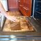 how to clean oven doors