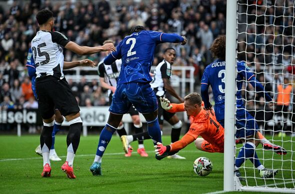 Chelsea Newcastle Axel Disasi own goal tdk