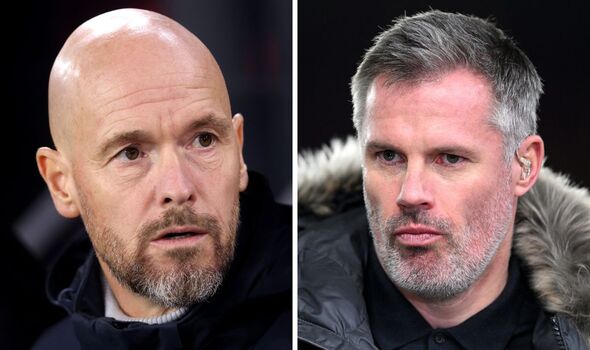 Erik ten Hag has hit back at Jamie Carragher's criticism of the Red Devils