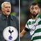 Jose Mourinho Tottenham Bruno Fernandes transfer news Man Utd