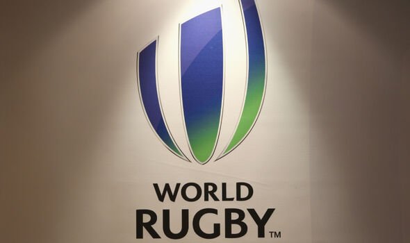 World Rugby logo.