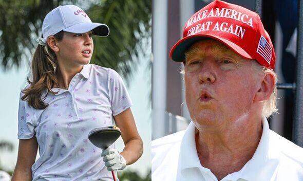 donald trump granddaughter kai liv golf