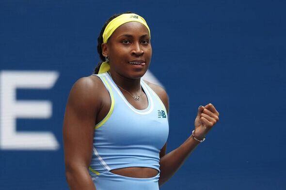 coco gauff us open practice