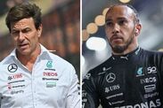 Lewis Hamilton Toto Wolff George Russell Singapore Grand Prix