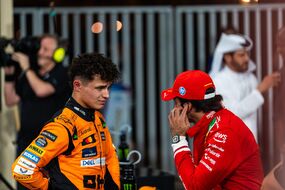 lando norris carlos sainz mclaren ferrari f1 relationship