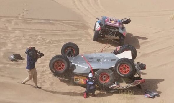 Carlos Sainz dad Dakar Rally