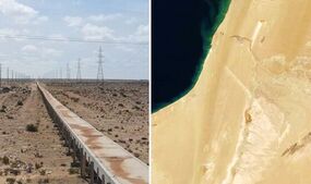 worlds longest conveyor belt stretches