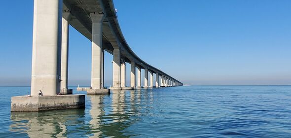 worlds most expensive bridge 400,000 tonnes steel