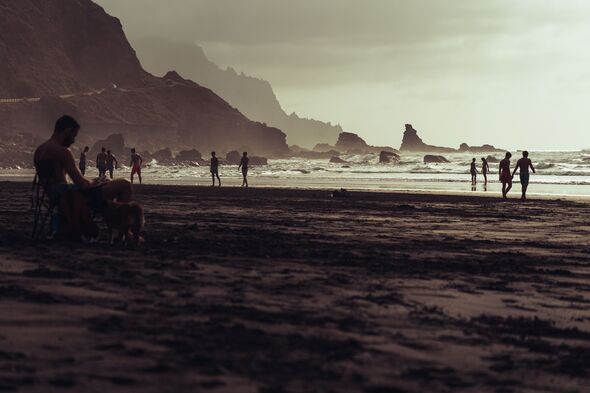 Sunset at Taganana beach, Tenerife