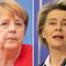 angela merkel news ursula von der leyen eu vaccines exports minister defence spt