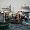 Spanish fisherman in stand-off with Royal Navy and police boats over Gibraltar reef