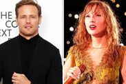 outlander sam heughan taylor swift forget about travis kelce