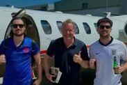 Euro 2024 final Berlin piers morgan sons private jet backlash