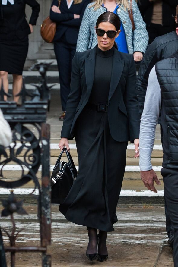 Rebekah Vardy outside court