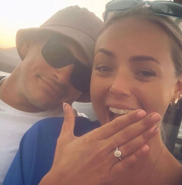 Sacha Parkinson engagement