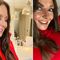 carol vorderman red leather celebrate wales six nations celebrity news latest