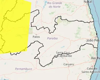 Paraíba tem 68 cidades com alerta de chuvas intensas