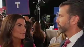 Trump Jr claims media ‘radicalised people trying to kill his father’