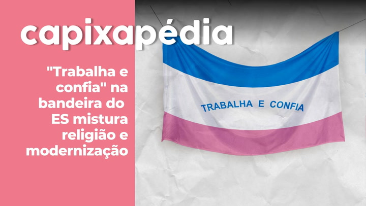 Thumbnail - Bandeira capixaba foi criada em um período desenvolvimentista do Estado, em que símbolos republicanos passaram a ser utilizados. Elementos religiosos inspiraram a escolha