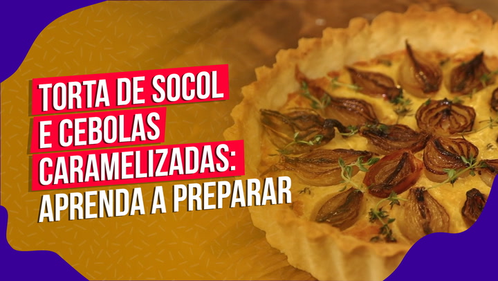 Thumbnail - Aprenda a preparar uma deliciosa torta de socol e cebolas caramelizadas com o chef Pedro Kucht.