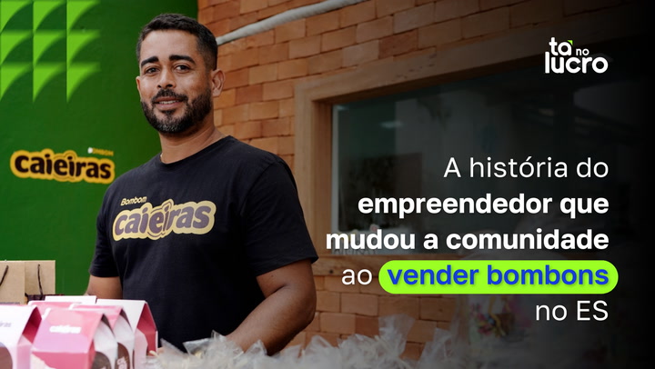 Thumbnail - Hudson começou a vender bombons para pagar a faculdade e hoje gera emprego e renda na llha das Caieiras