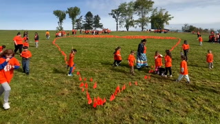 Big orange heart marks site of only residential school in the Maritimes