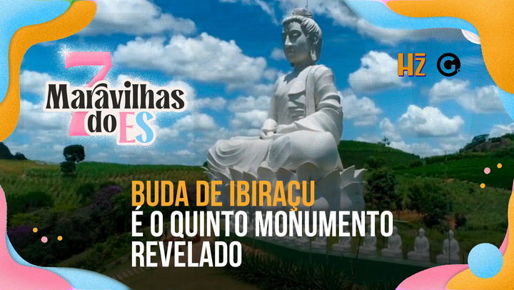 Thumbnail - Localizado às margens da BR 101, na entrada do Mosteiro Zen Budista de Ibiraçu, a escultura chama atenção não só pelo tamanho físico, mas também pela simbologia