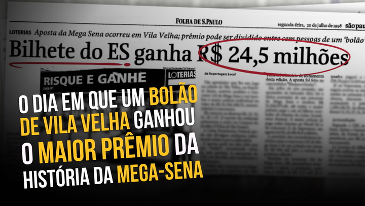 Thumbnail - Não era apenas uma boa notícia, mas o maior valor sorteado da história da Mega-Sena até aquele momento