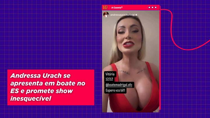 Thumbnail - Andressa Urach se apresenta em boate no ES e promete show inesquecível