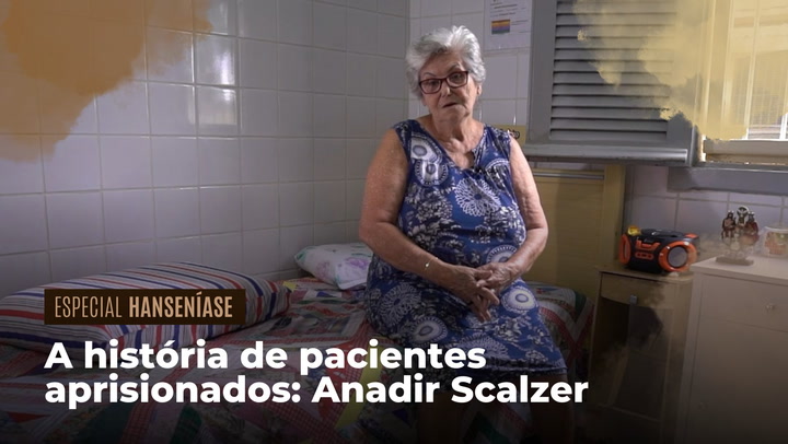 Thumbnail - Anadir Scalzer, 68 anos, é uma das ex-pacientes da Colônia de Itanhenga, uma “cidade” construída em Cariacica para internar compulsoriamente pessoas diagnosticadas com hanseníase no Espírito Santo.