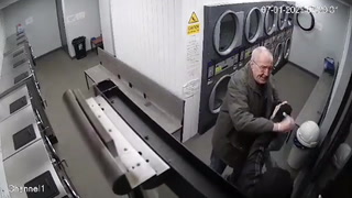 Pensioner uses pair of jeans to fight off masked laundromat robber