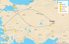 Map thumbnail of Highlights of Turkey - 10 Days