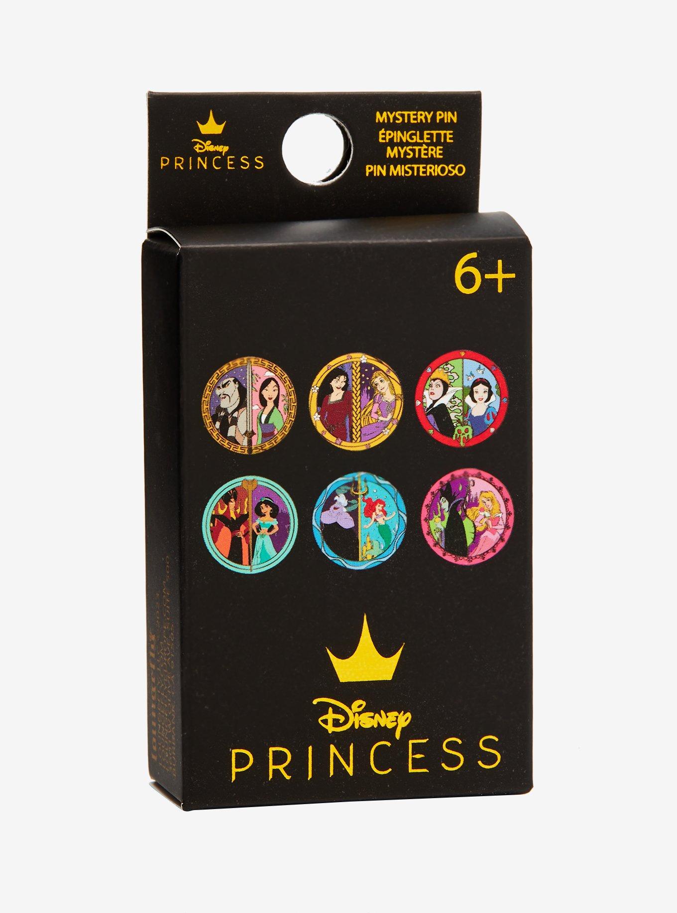 Loungefly Disney Princess & Villain Blind Box Enamel Pin, , hi-res