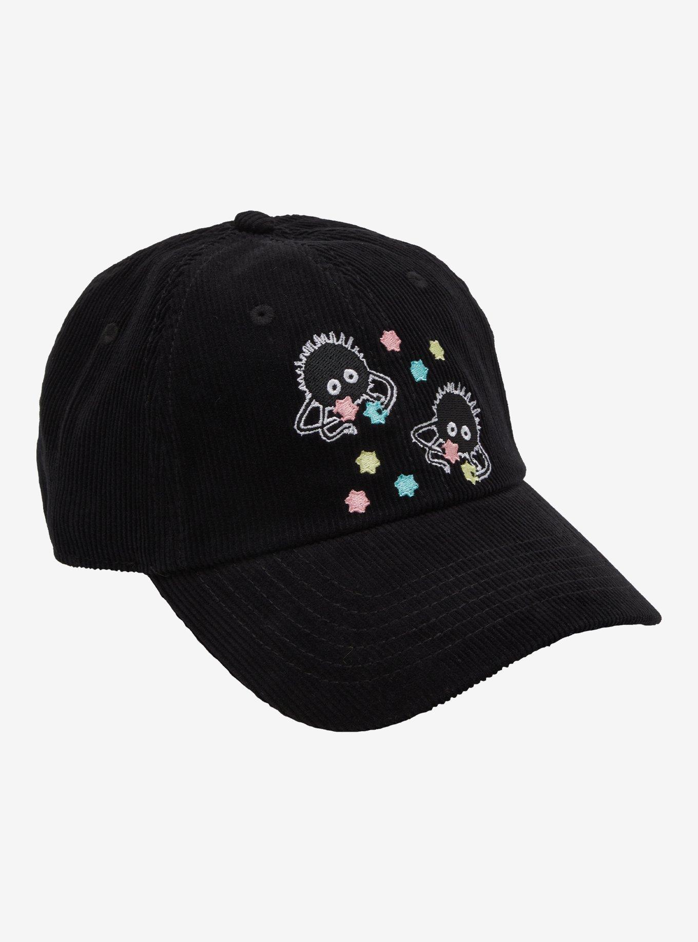 Studio Ghibli® Spirited Away Soot Sprites Black Corduroy Dad Cap, , hi-res