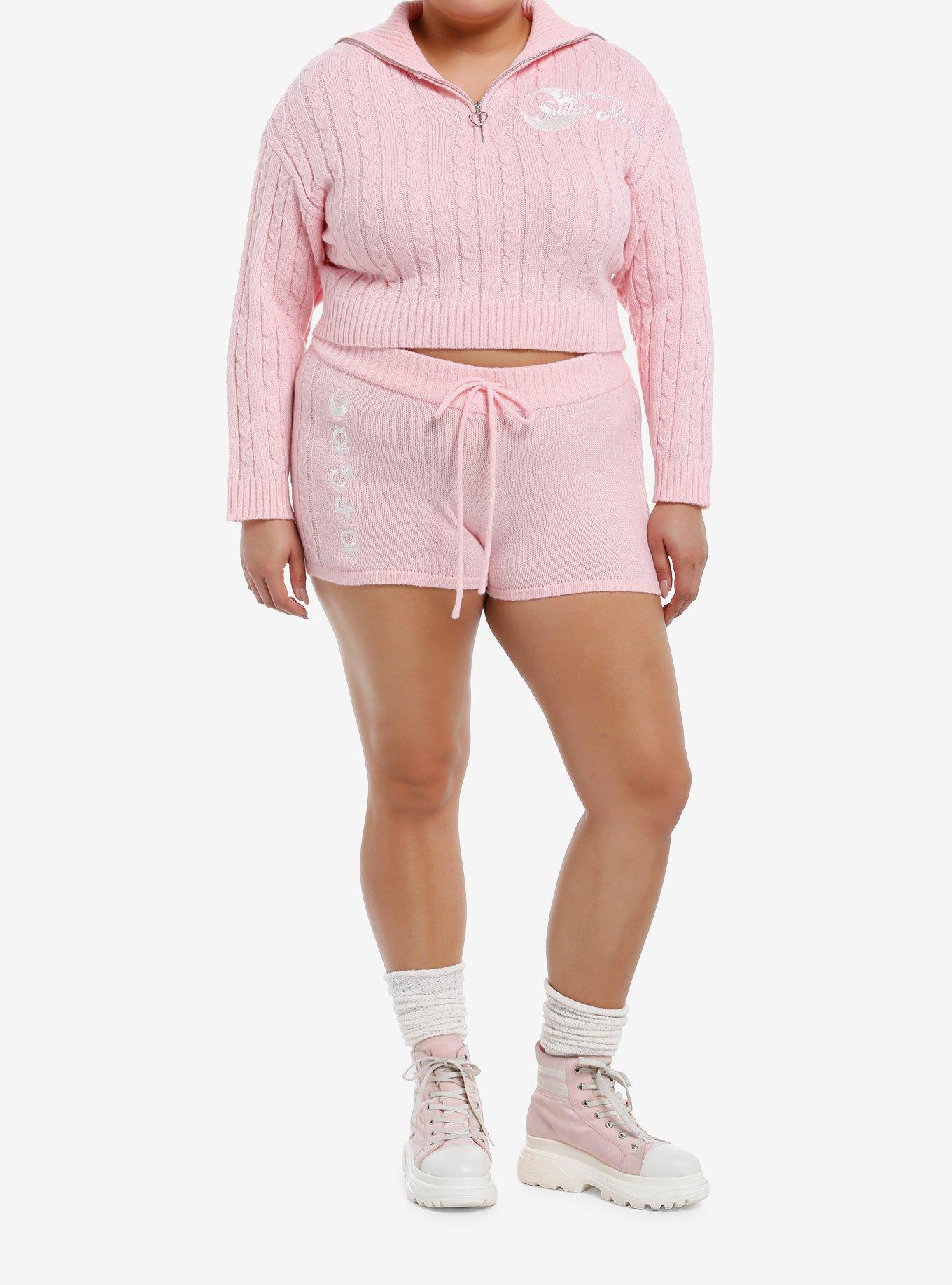 Pretty Guardian Sailor Moon Cable Knit Girls Lounge Set Plus Size, , hi-res