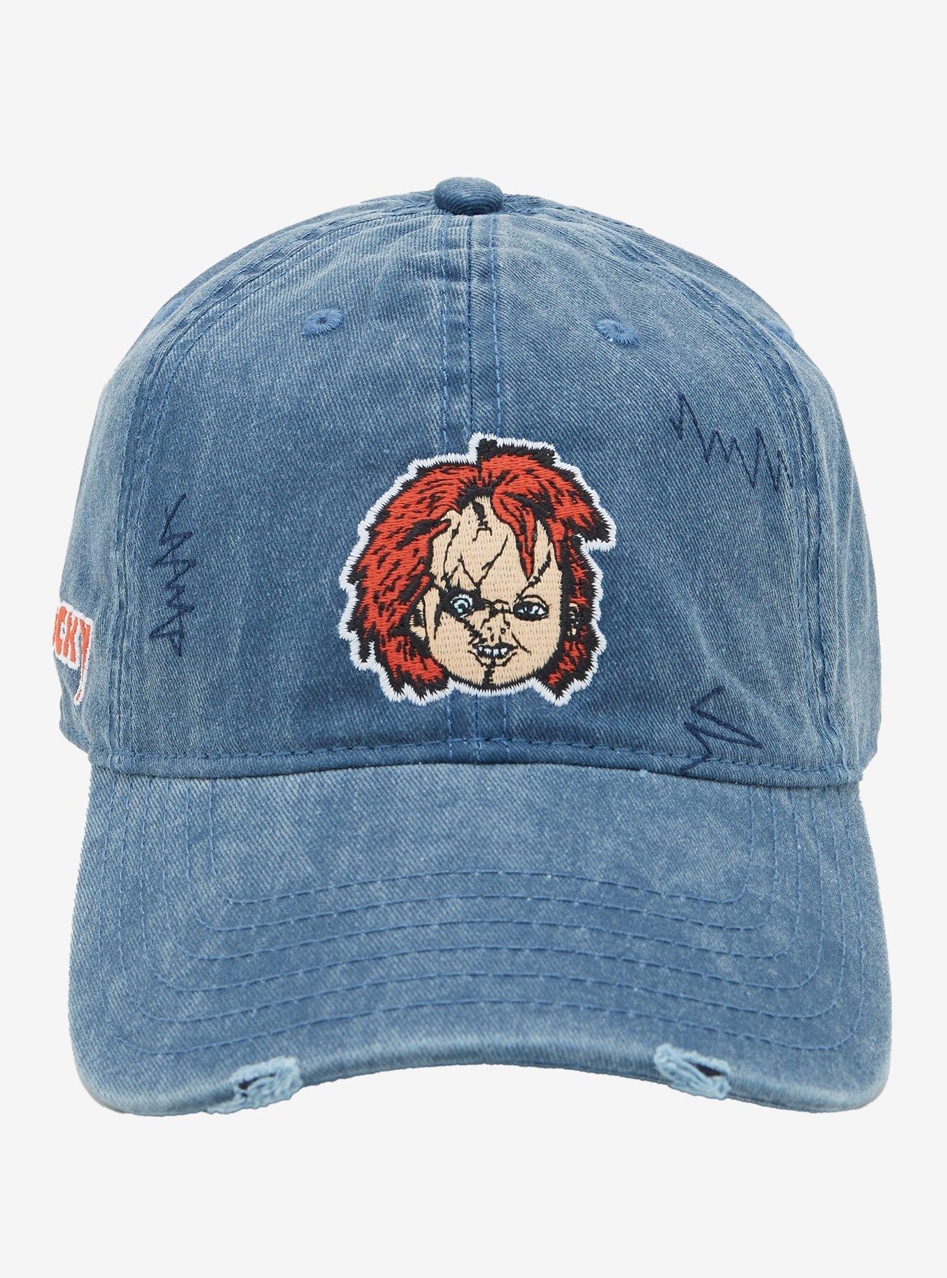 Chucky Stitch Denim Cap, , hi-res