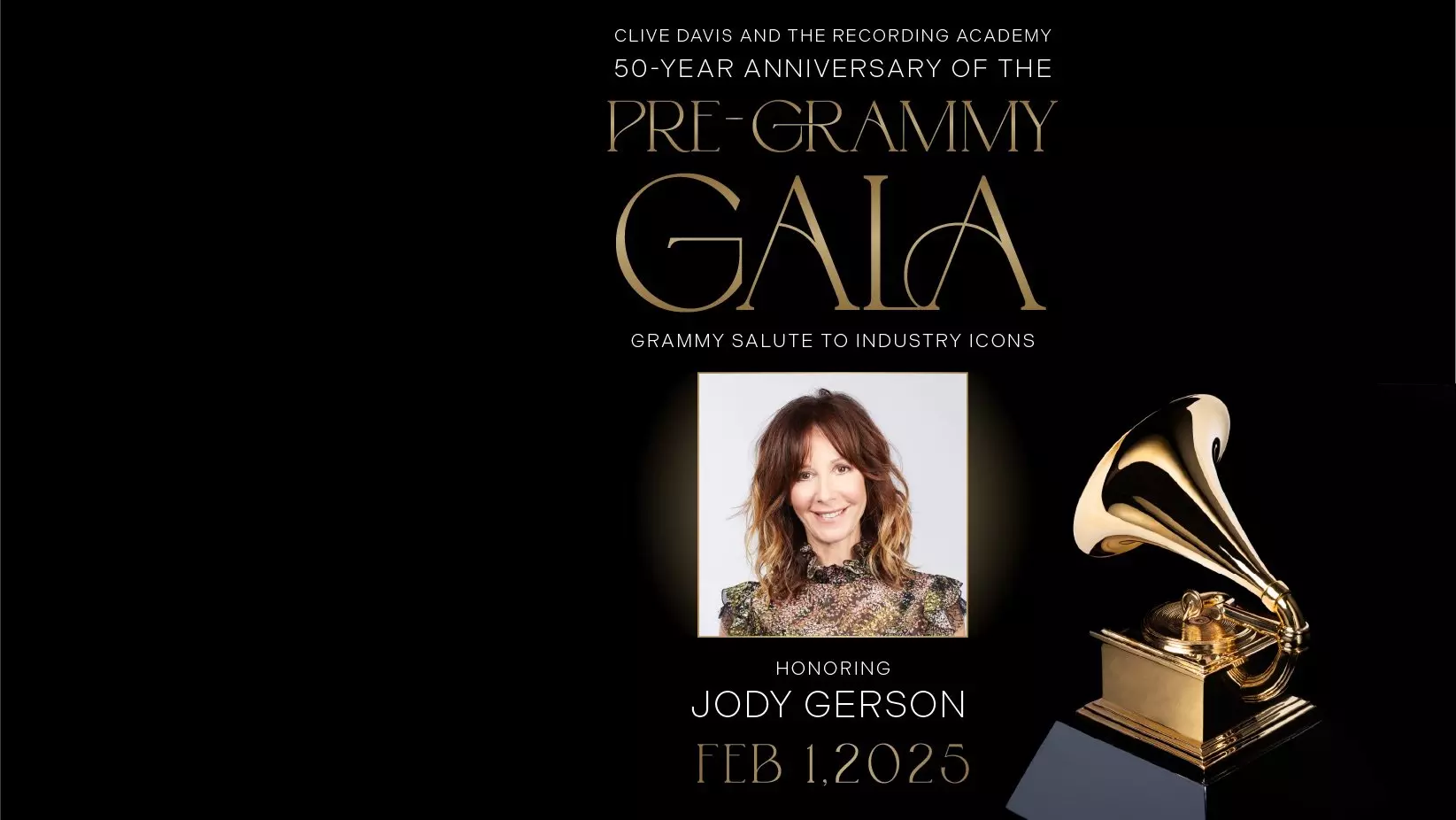 Jody Gerson To Be Celebrated As The GRAMMY Salute To Industry Icons Honoree At The 50-Year Anniversary Of The Pre-GRAMMY Gala