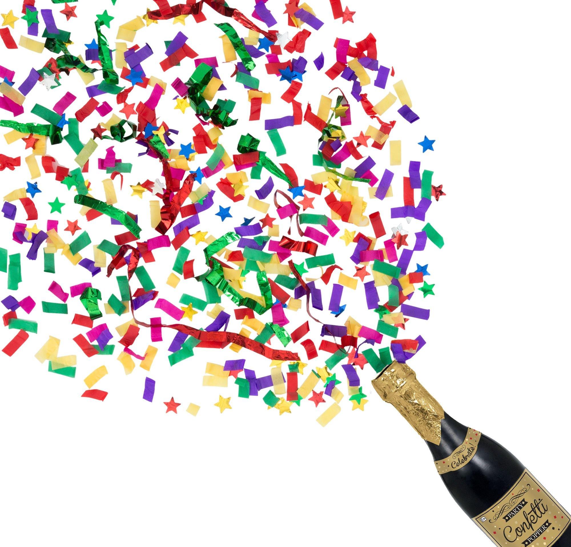 Champagne Bottle Confetti Popper