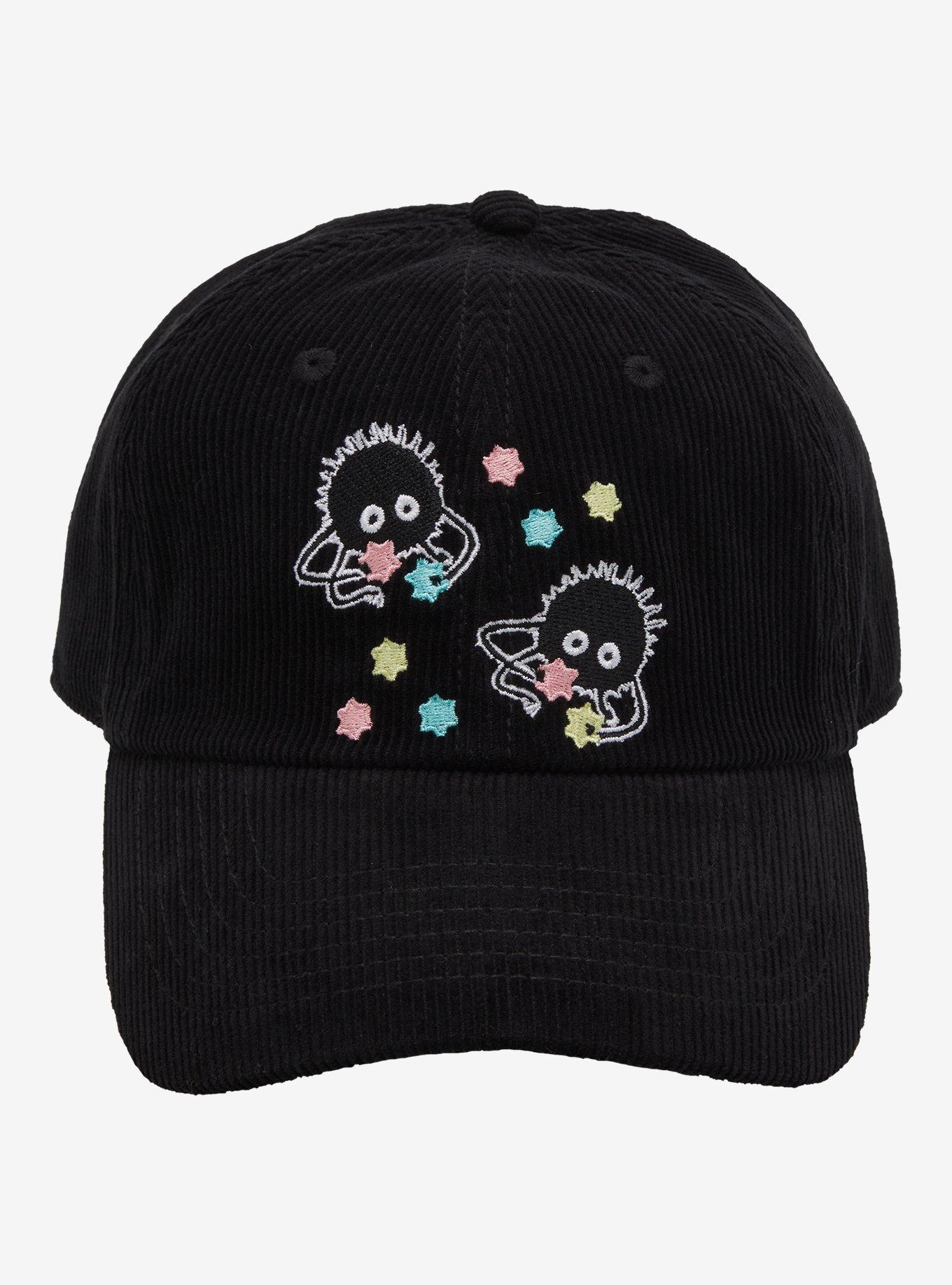 Studio Ghibli® Spirited Away Soot Sprites Black Corduroy Dad Cap, , hi-res