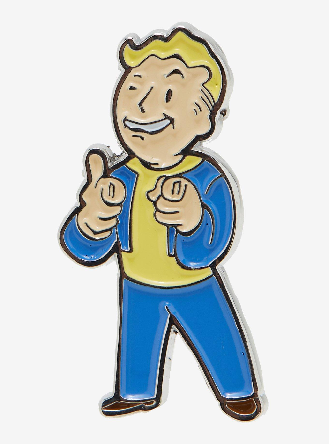 Fallout Vault Boy Charisma Enamel Pin, , hi-res