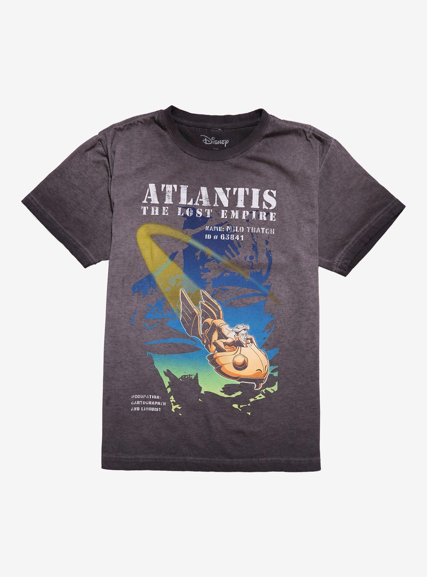 Disney Atlantis: The Lost Empire Milo Dark Wash Boyfriend Fit Girls T-Shirt, , hi-res